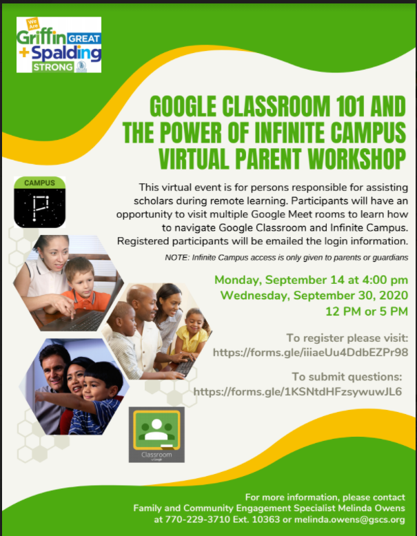 Google Classroom 101 info