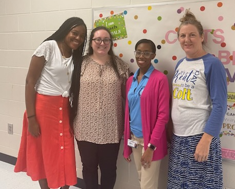 Fourth grade teachers during pre-planning