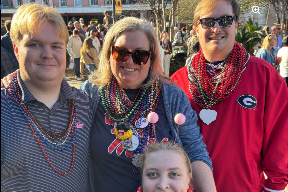 Mrs. Stratton and her children