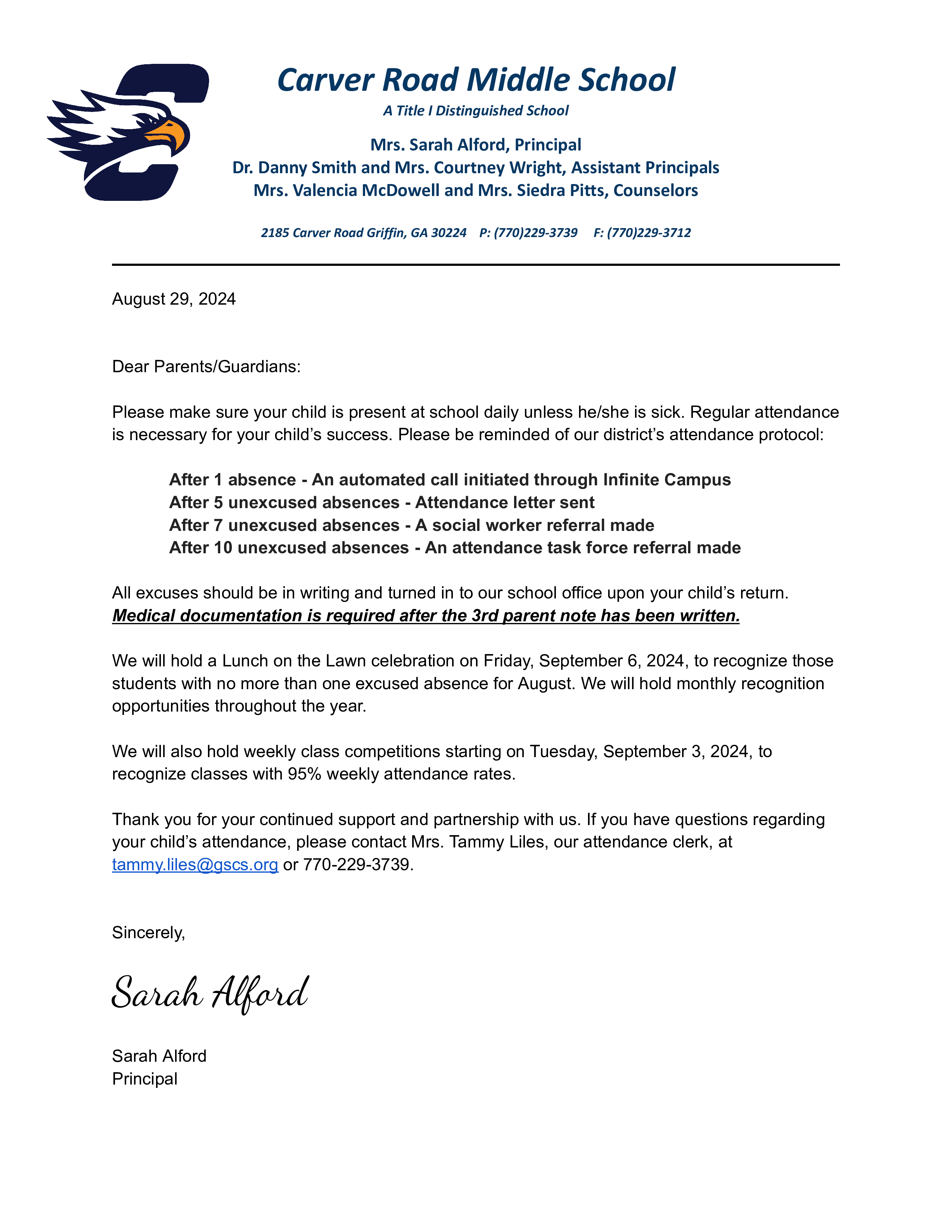 attendance policy