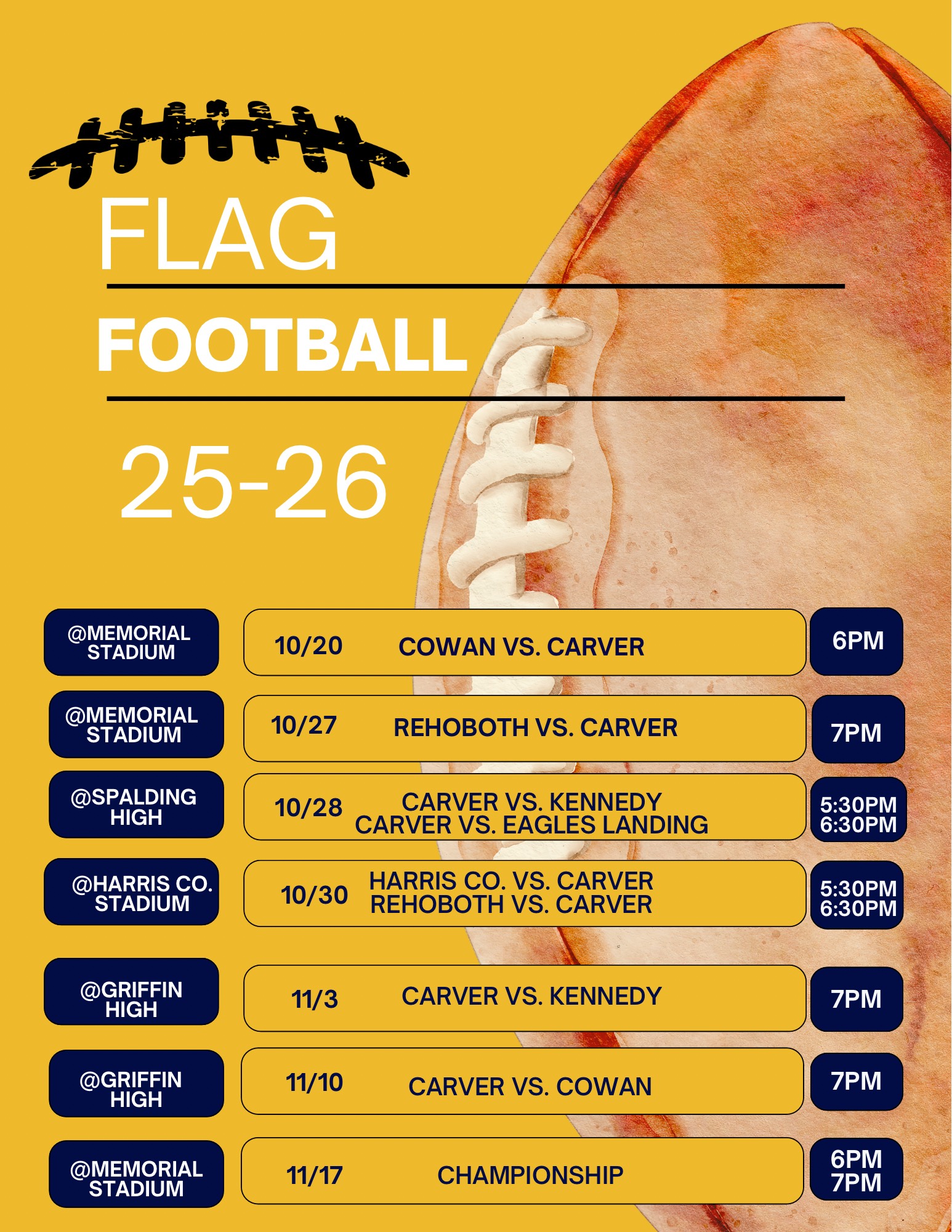 flag football