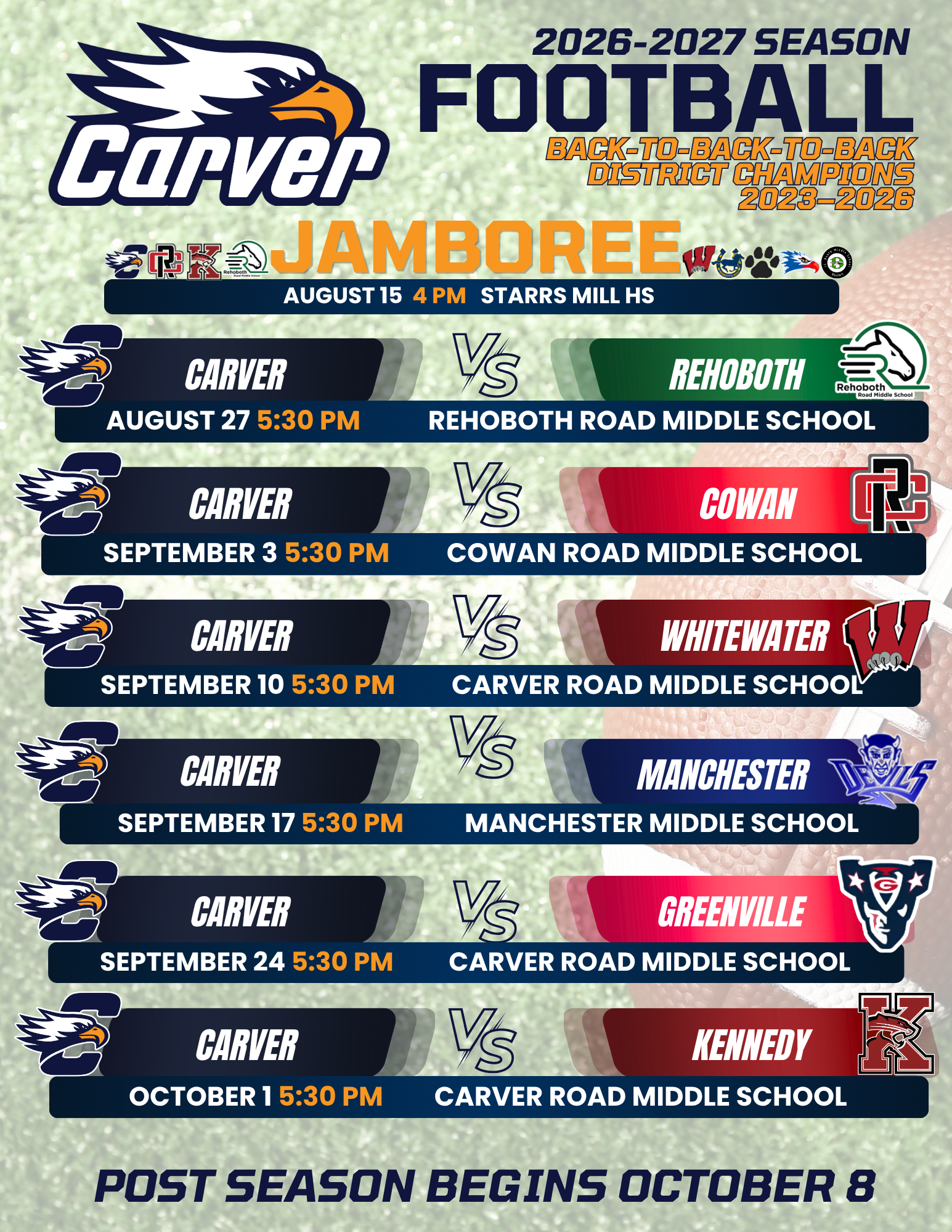 football schedule
