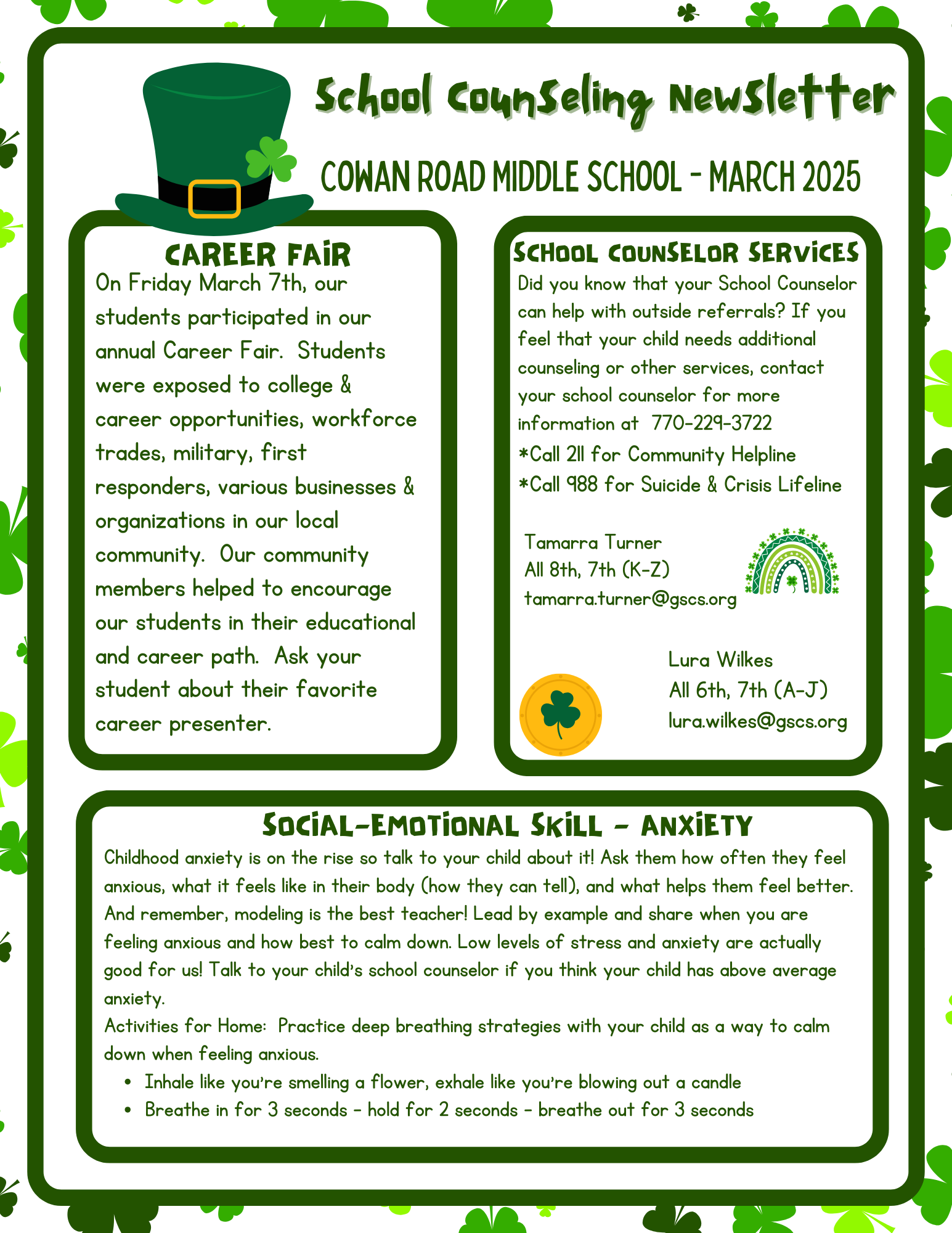 March Newsletter