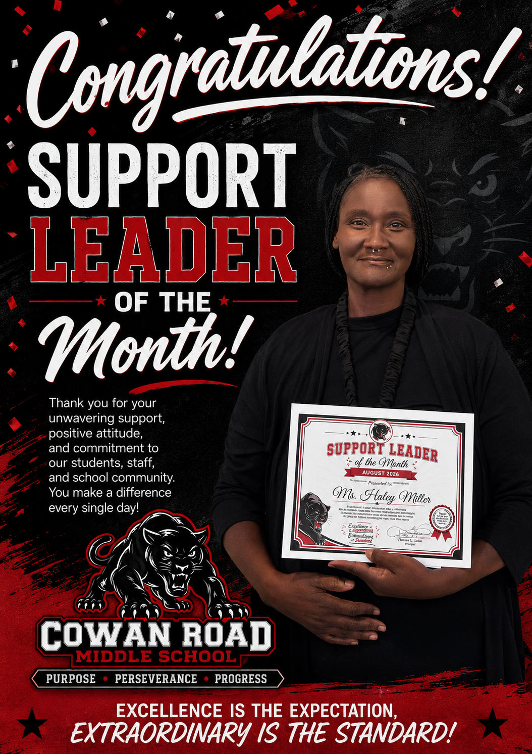 Teacher of the Month