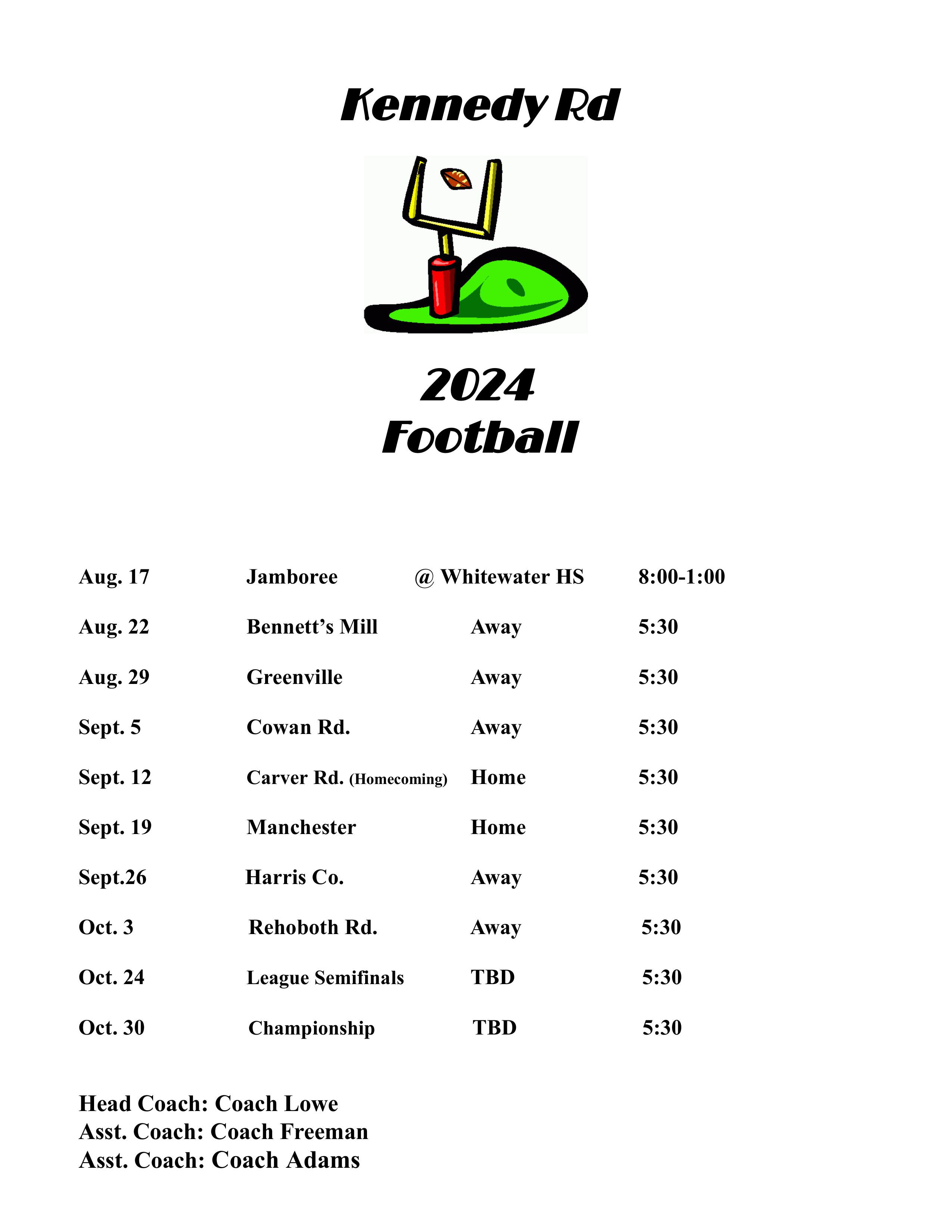 football schedule