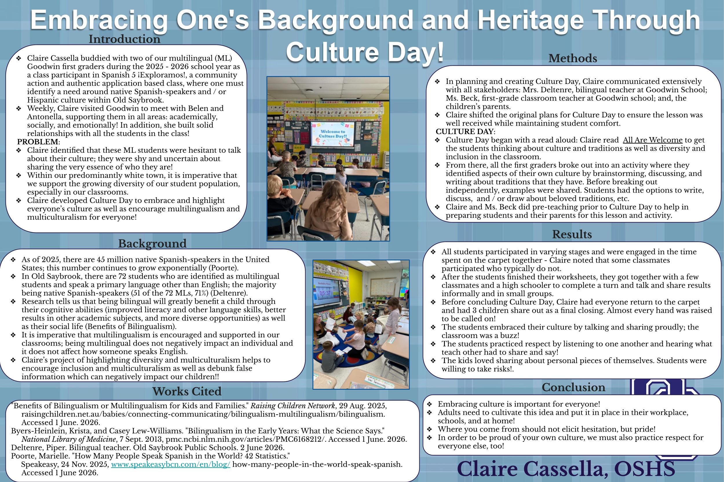 Claire Cassella Poster