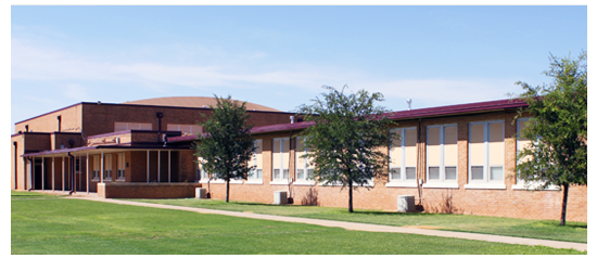 A photo of the Meadow ISD Elementary School building