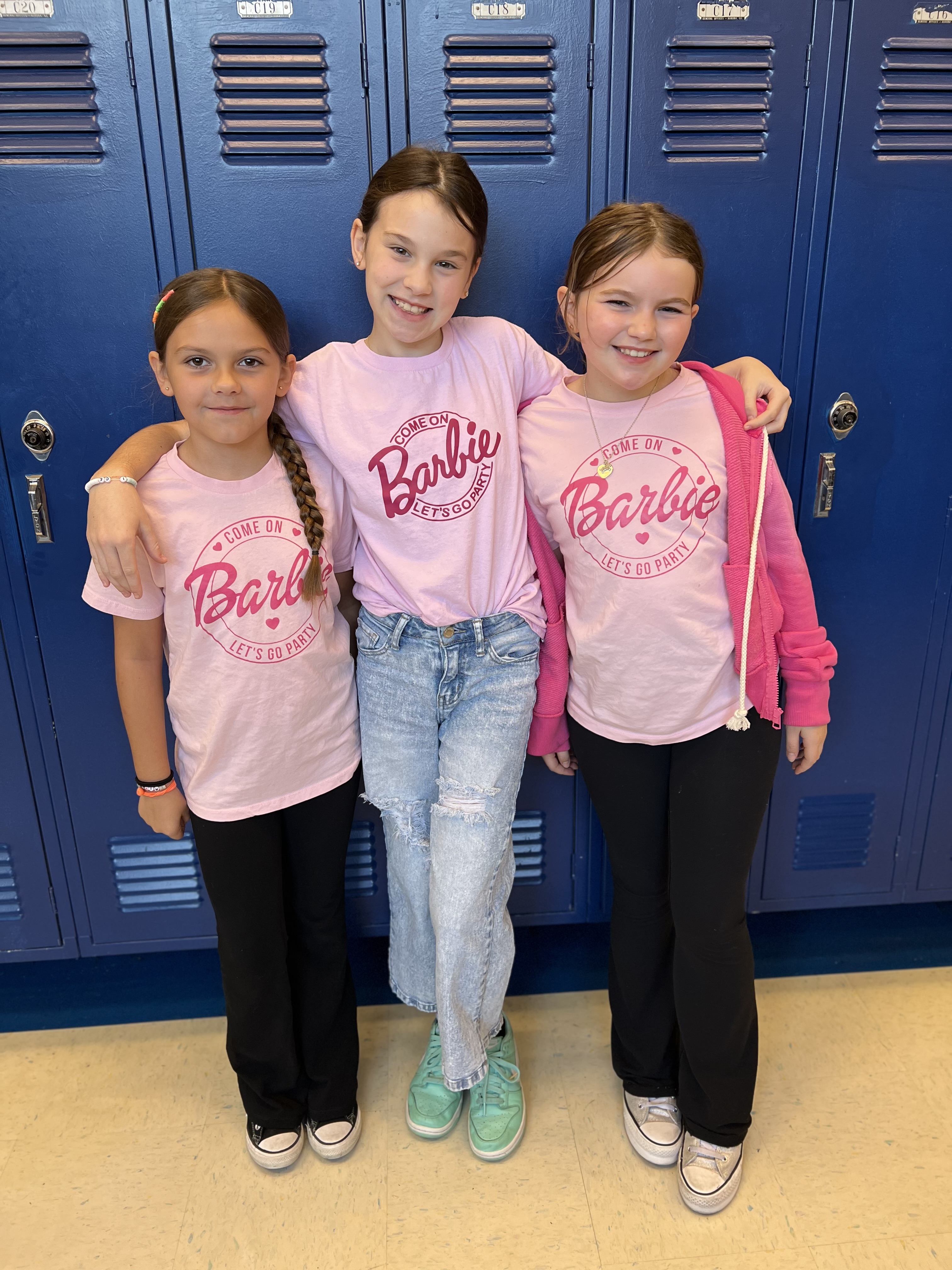 group of students twinning