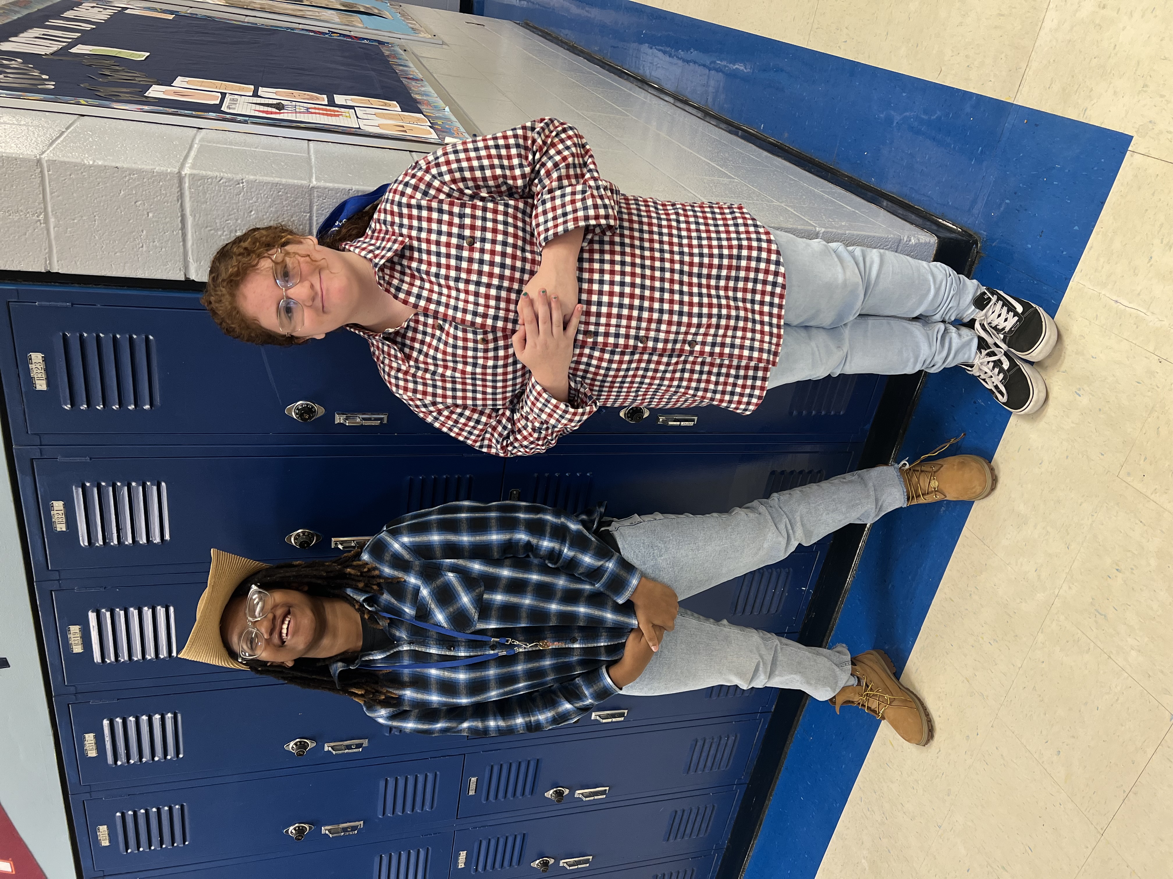 students and staff sporting western attire