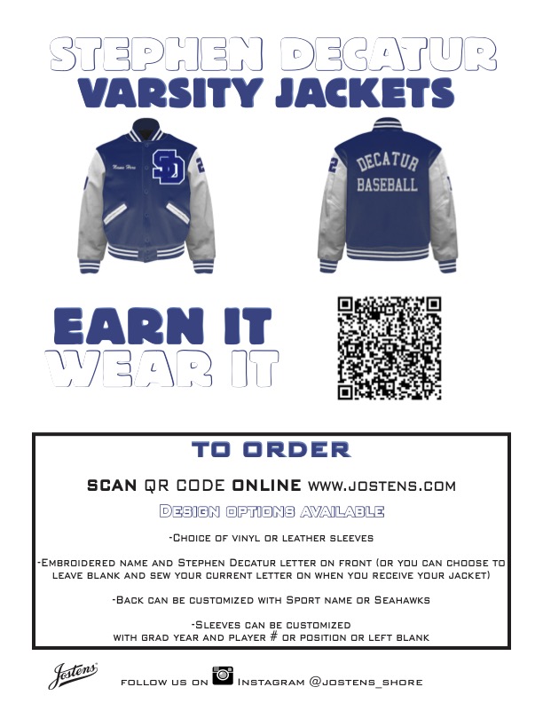 Seahawk letterman jacket info