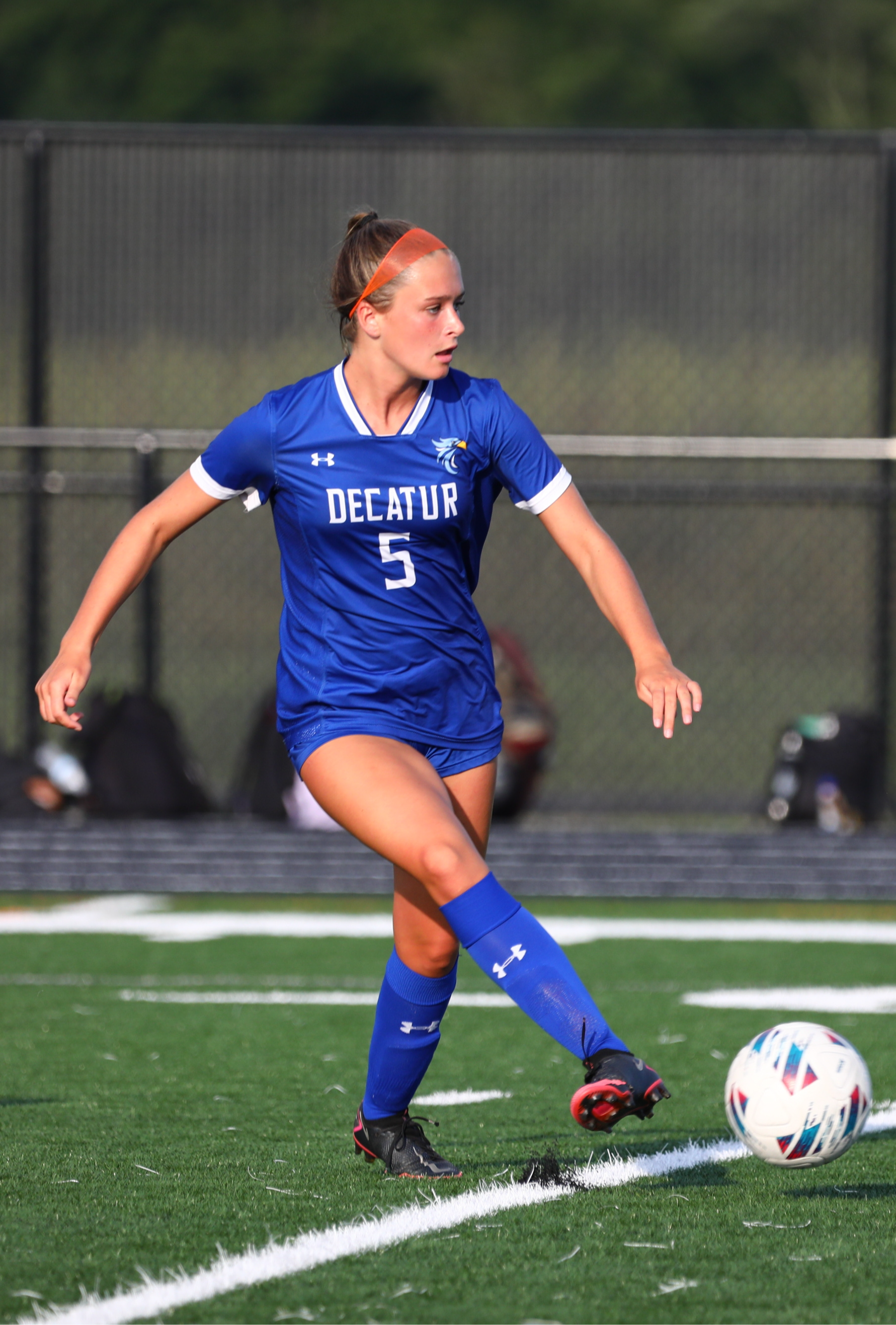 SDHS Varsity girl on field