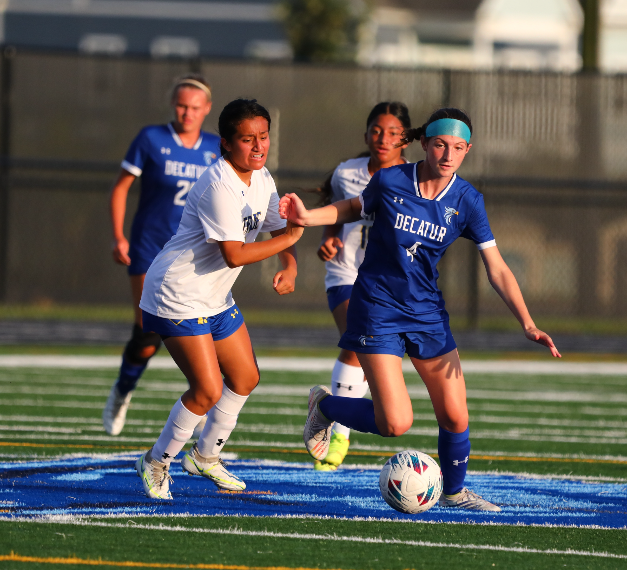 women on field