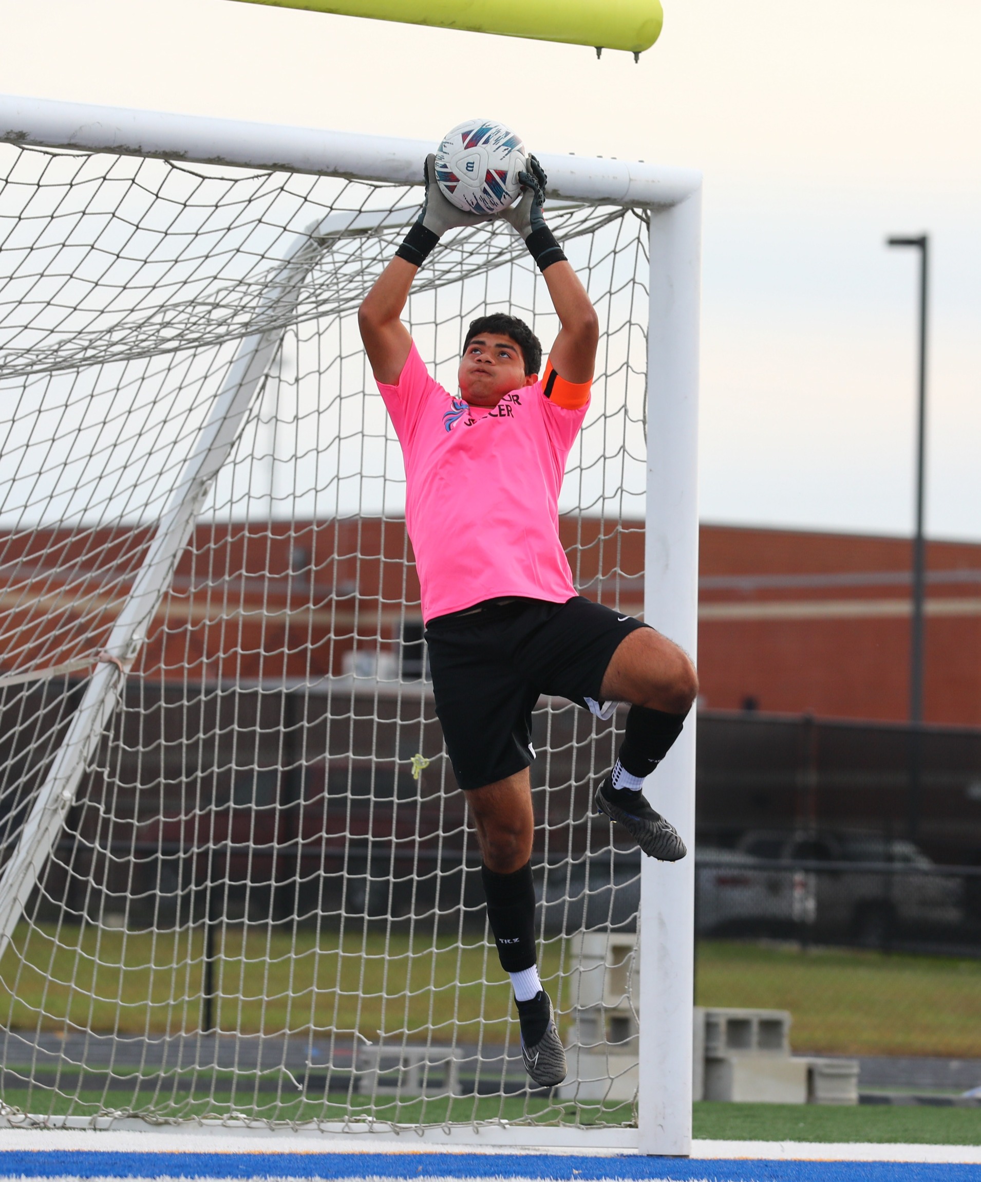 SDHS goalie at work