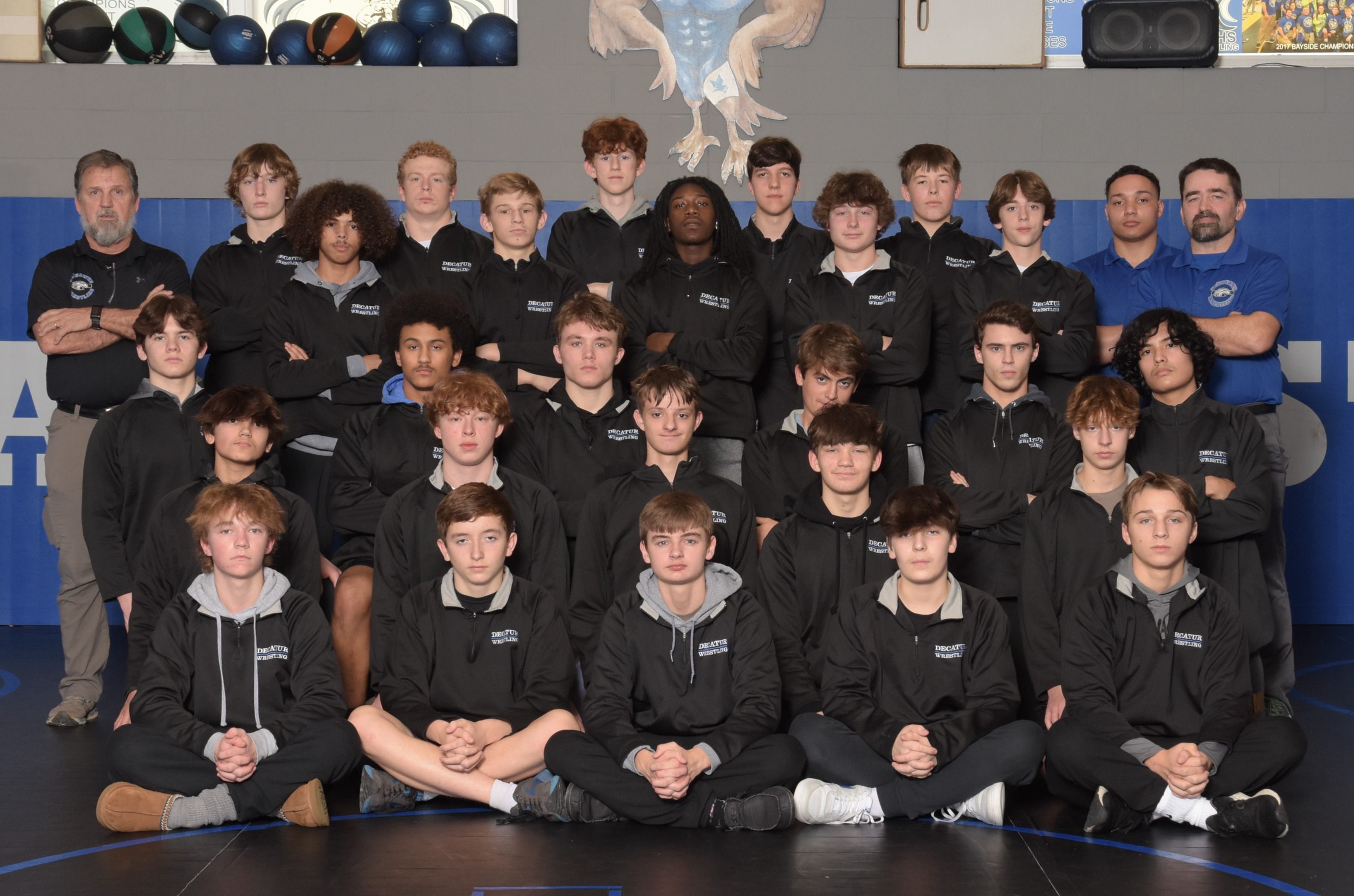 JV boys wrestling team 2023