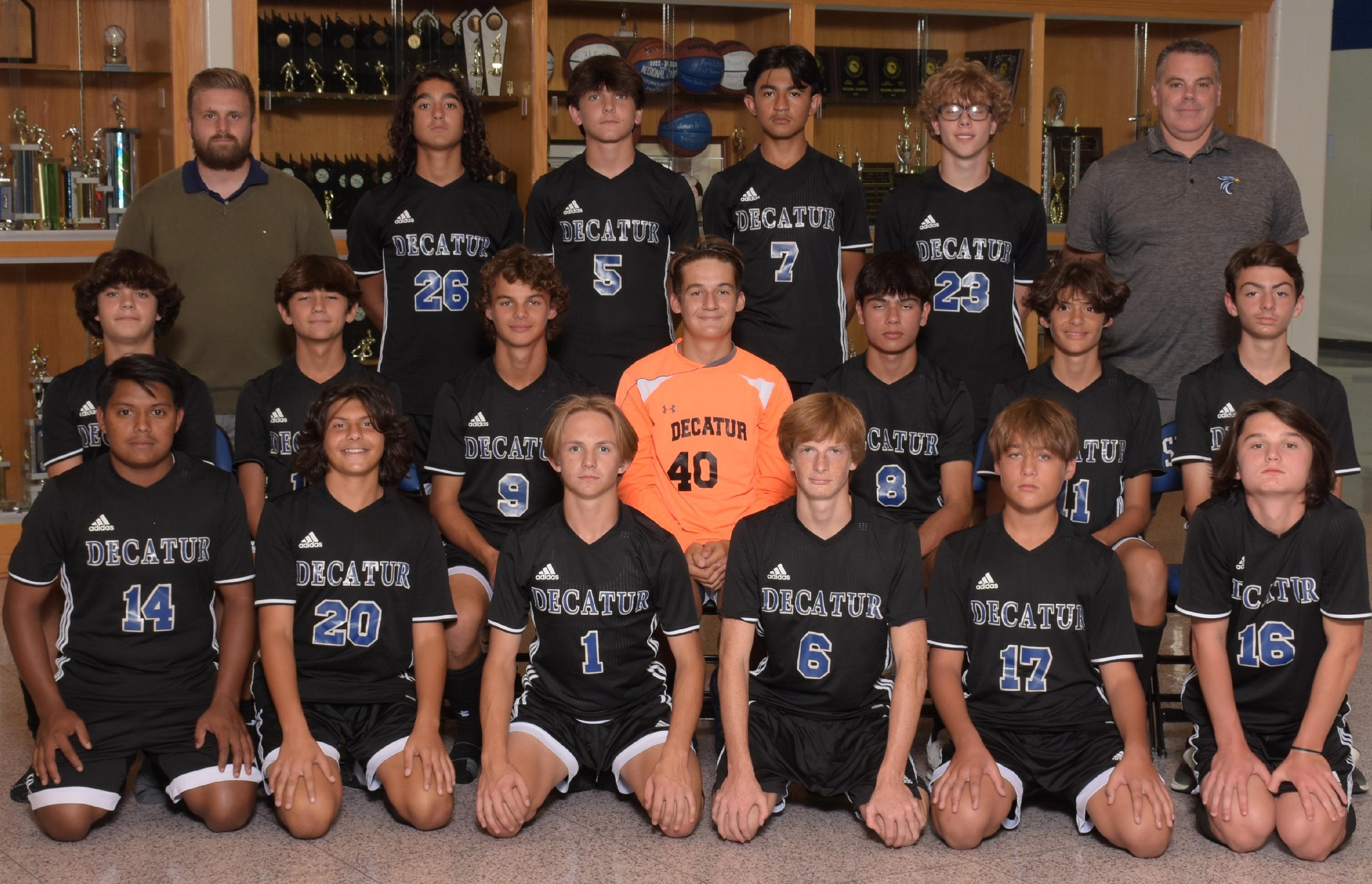 Mens JV soccer team