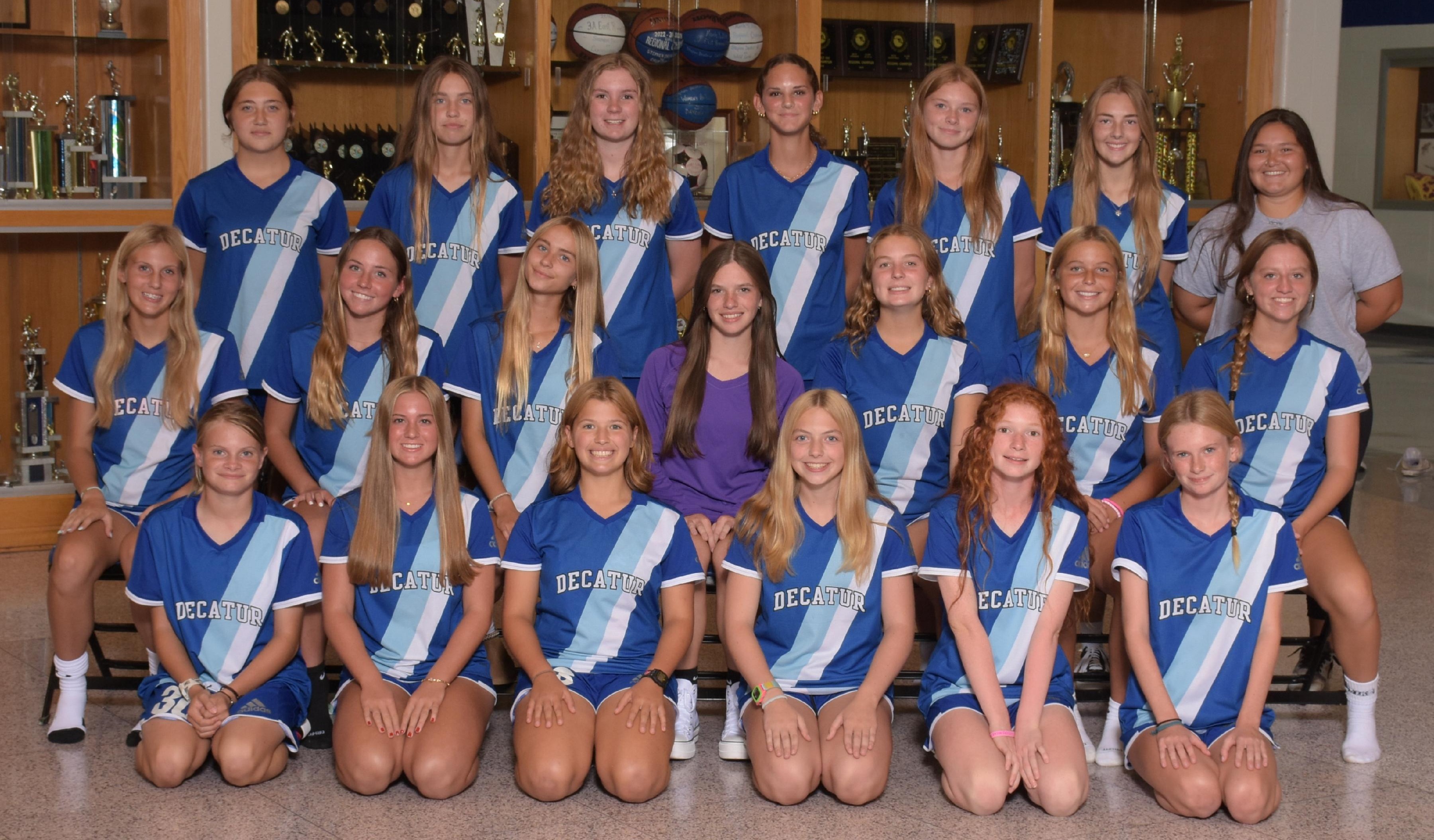 girls JV soccer team