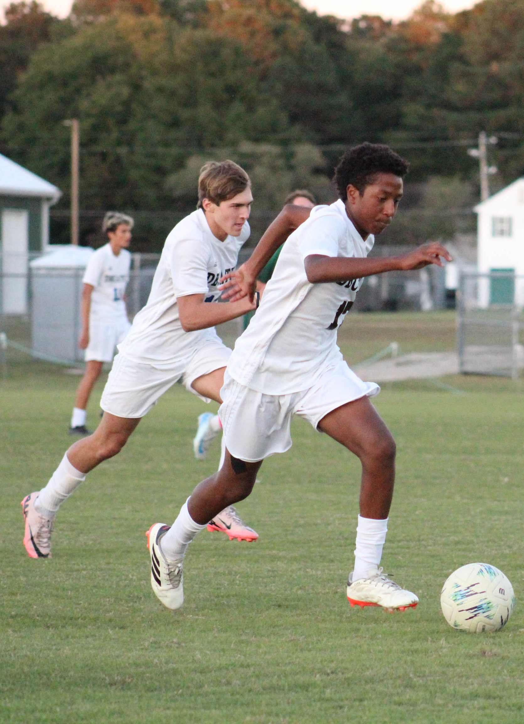 JV player on field