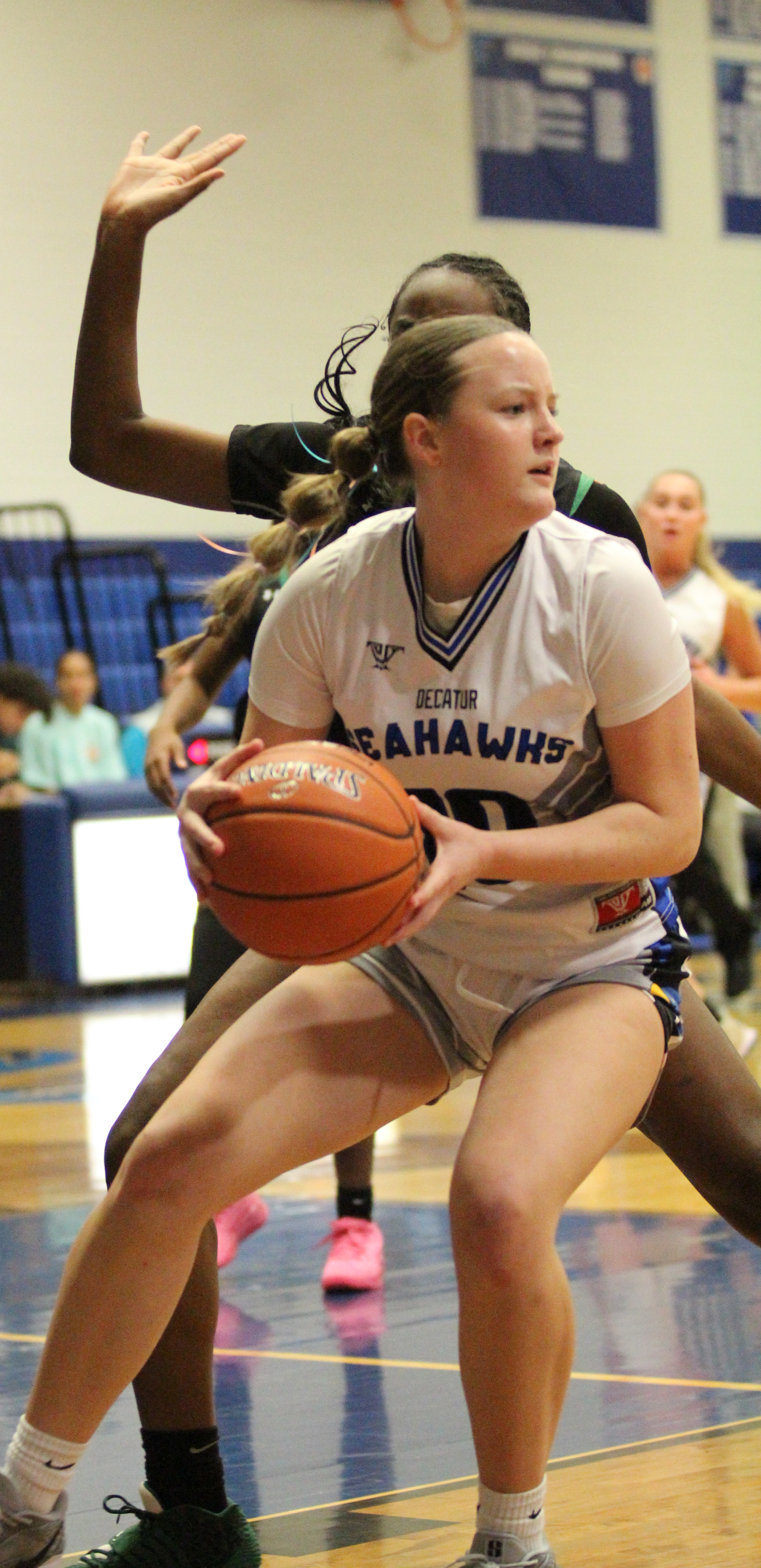 player holding the ball