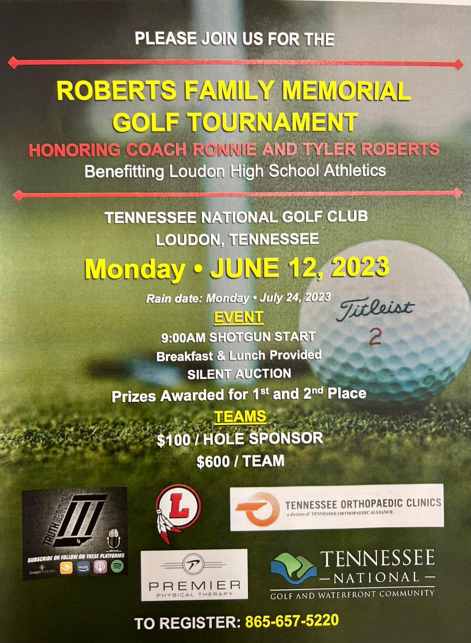 roberts golf tournament