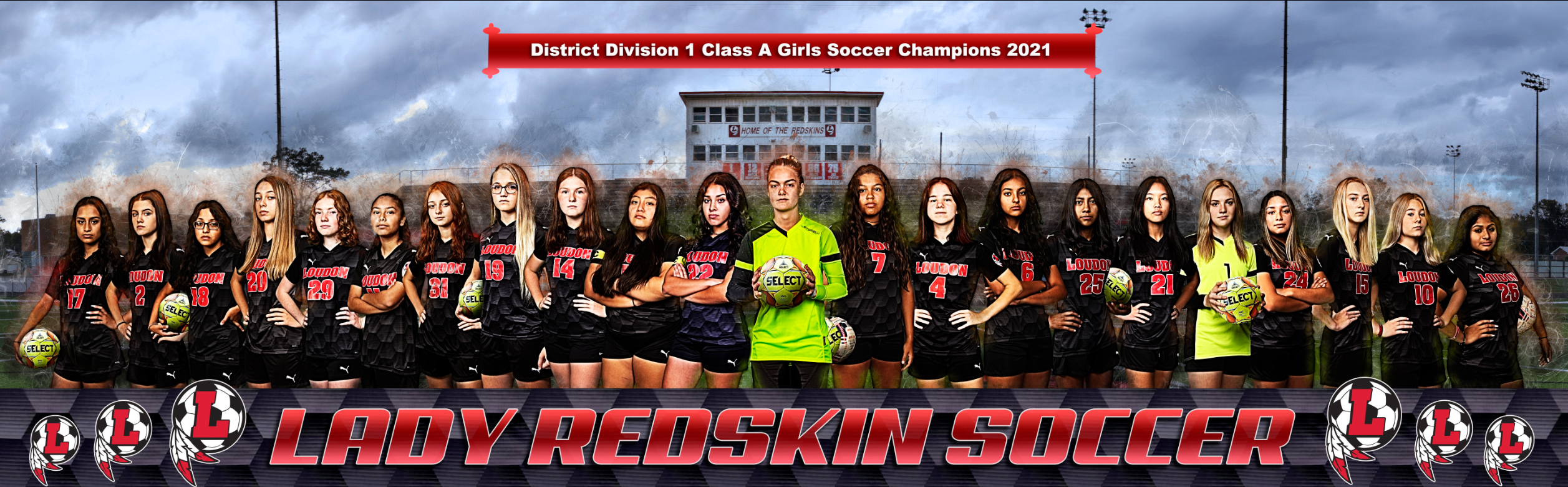 girls soccer 2021 District Title