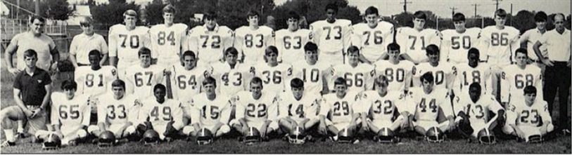 1969 Loudon Football Team