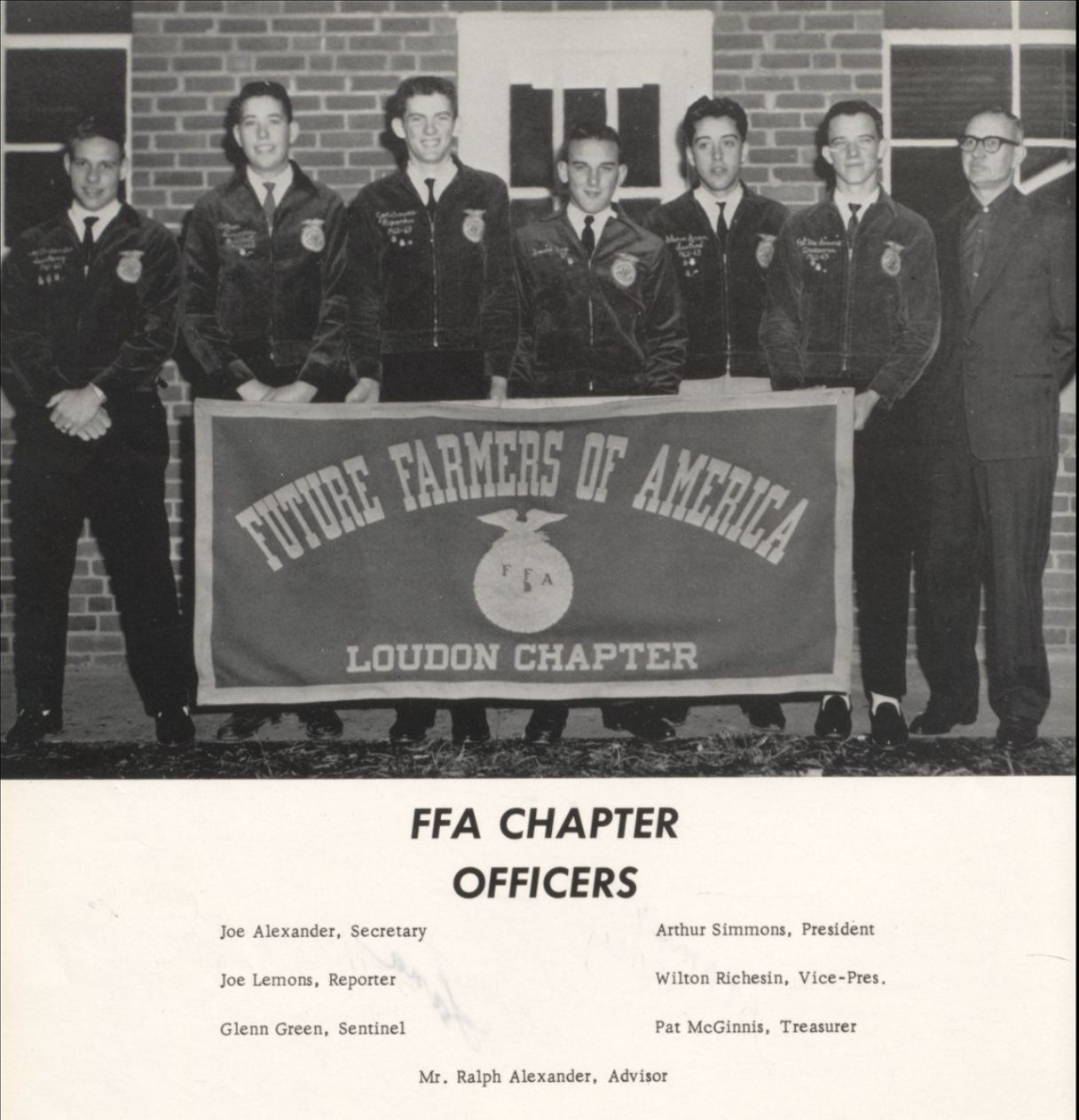 1963 FFA Officers