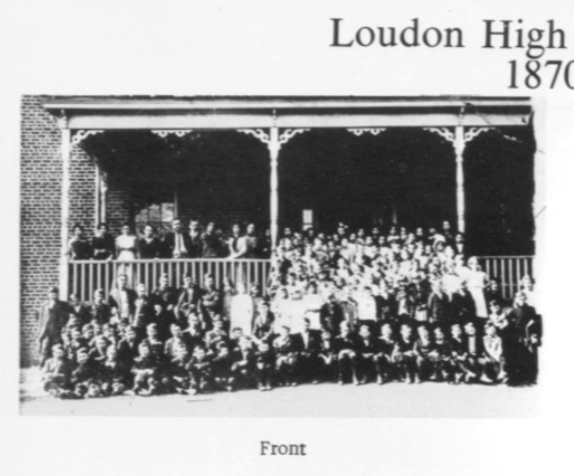 1870-1919 LHS School Building Front