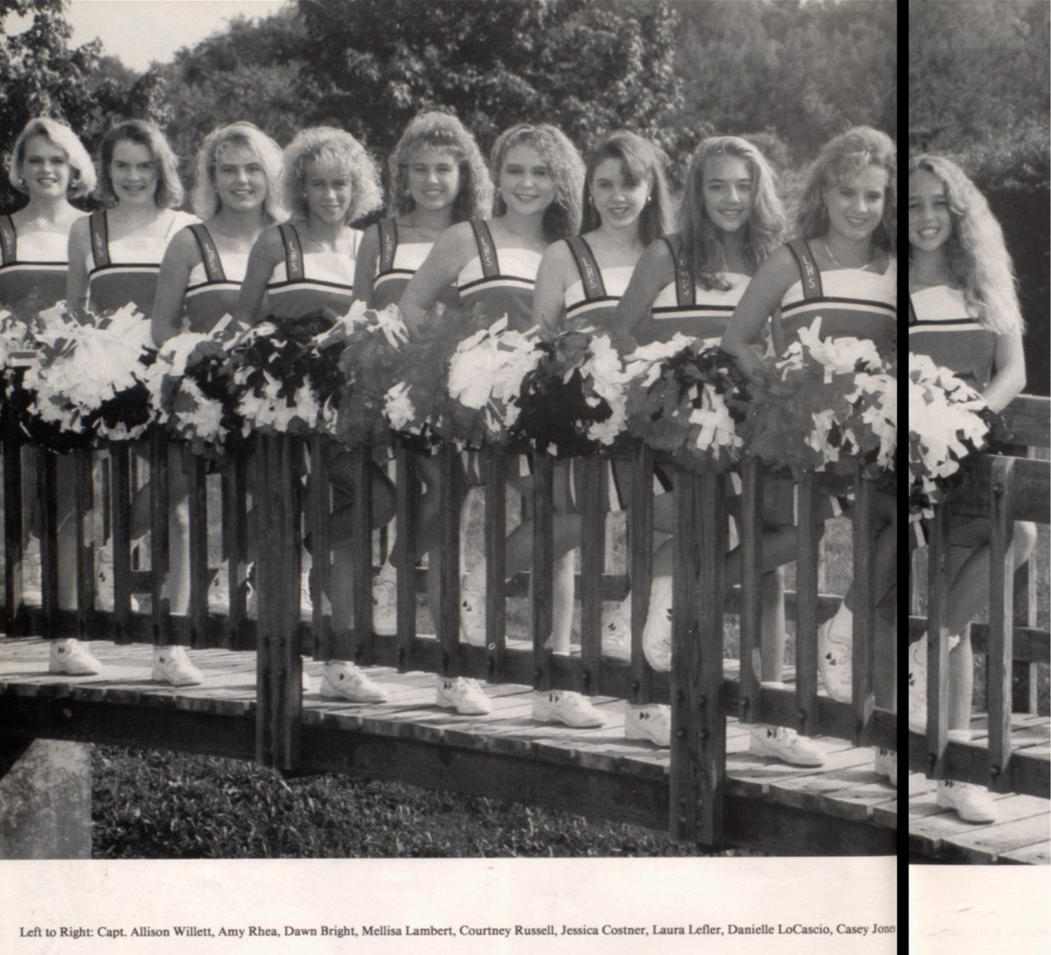 1994 Cheerleader Team