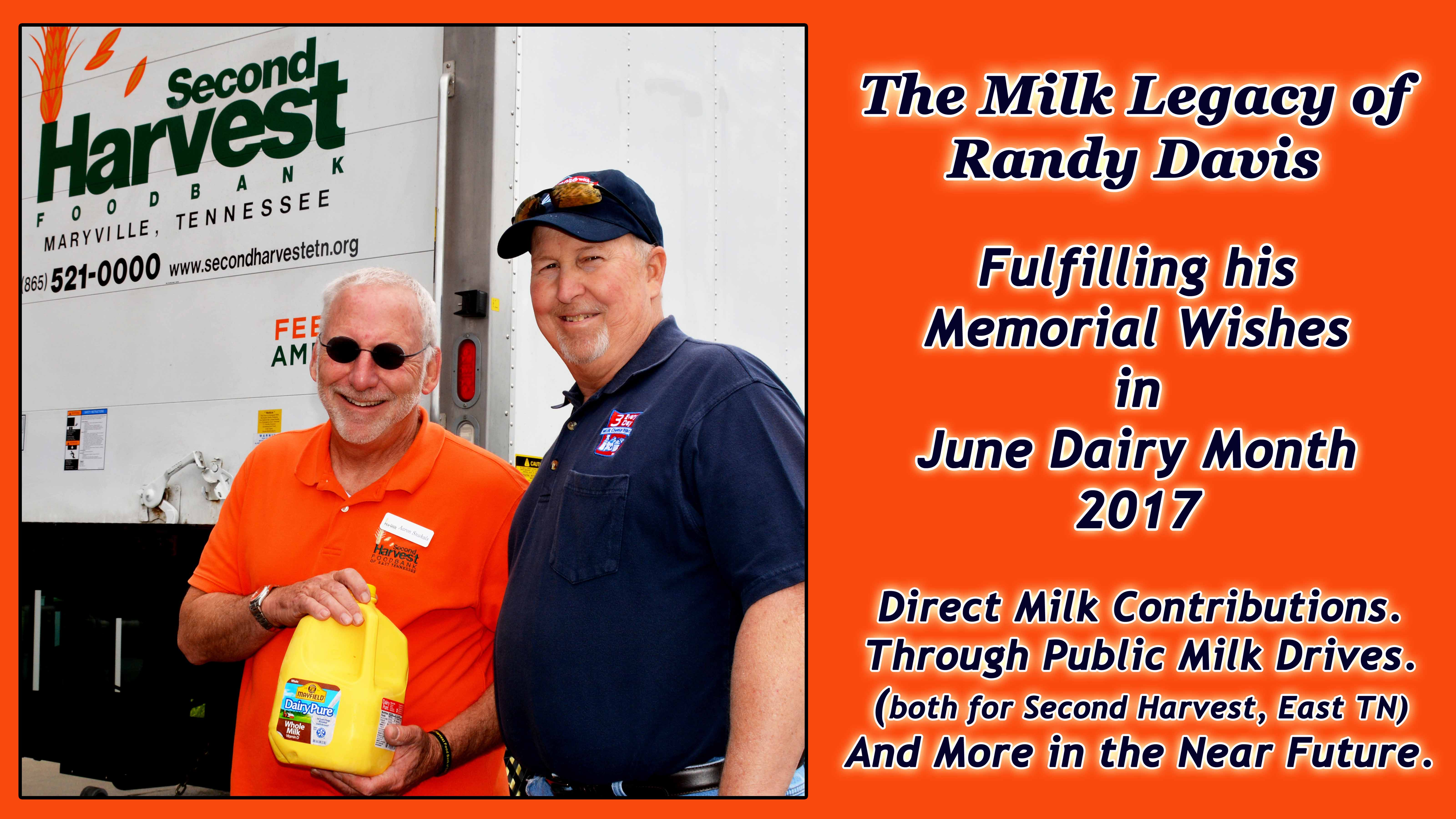 Randy Davis Milk fund