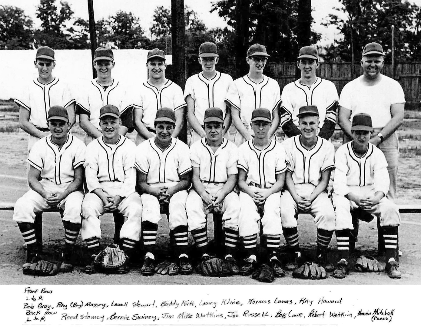 1955 Baseball Team