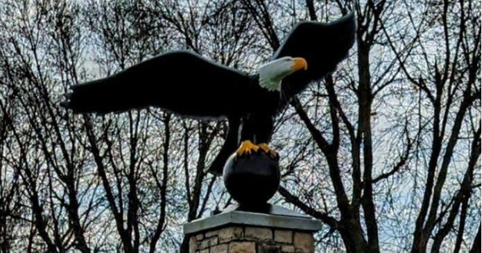 Eagle statue