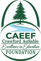 caeef excellence in education foundation logo in green and blue