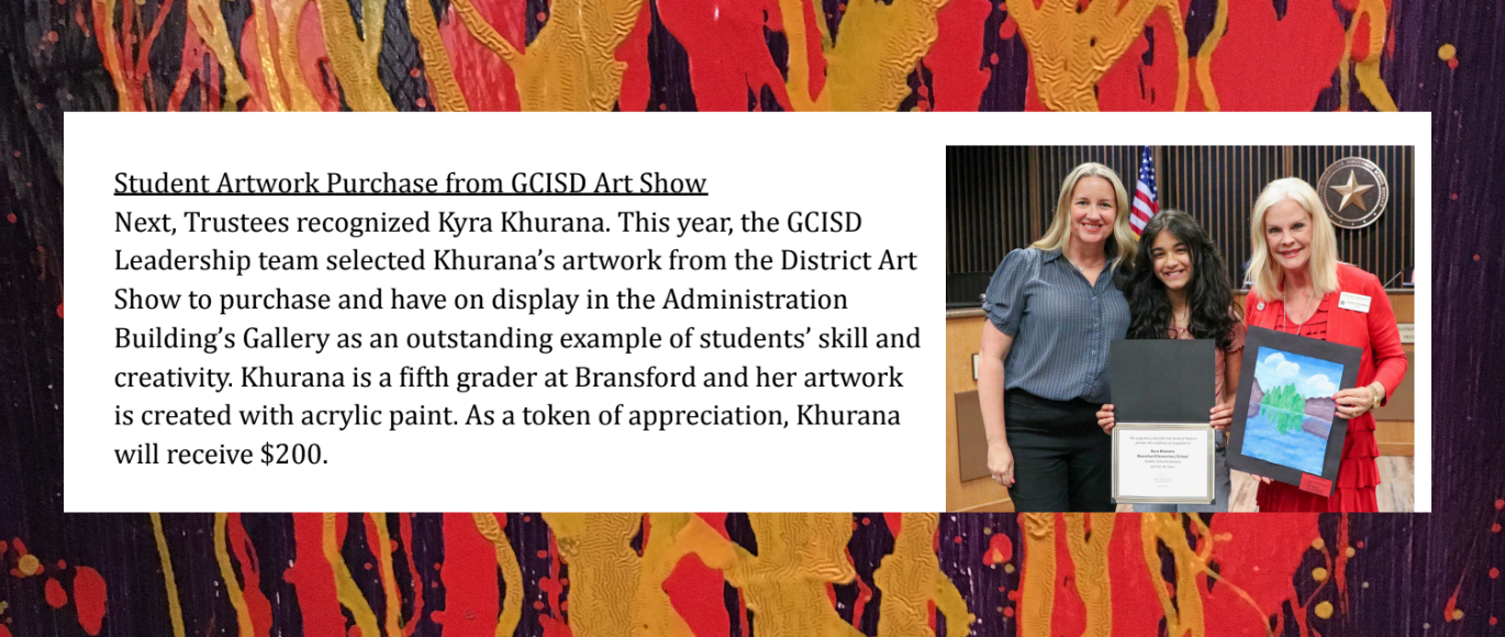 Student art work