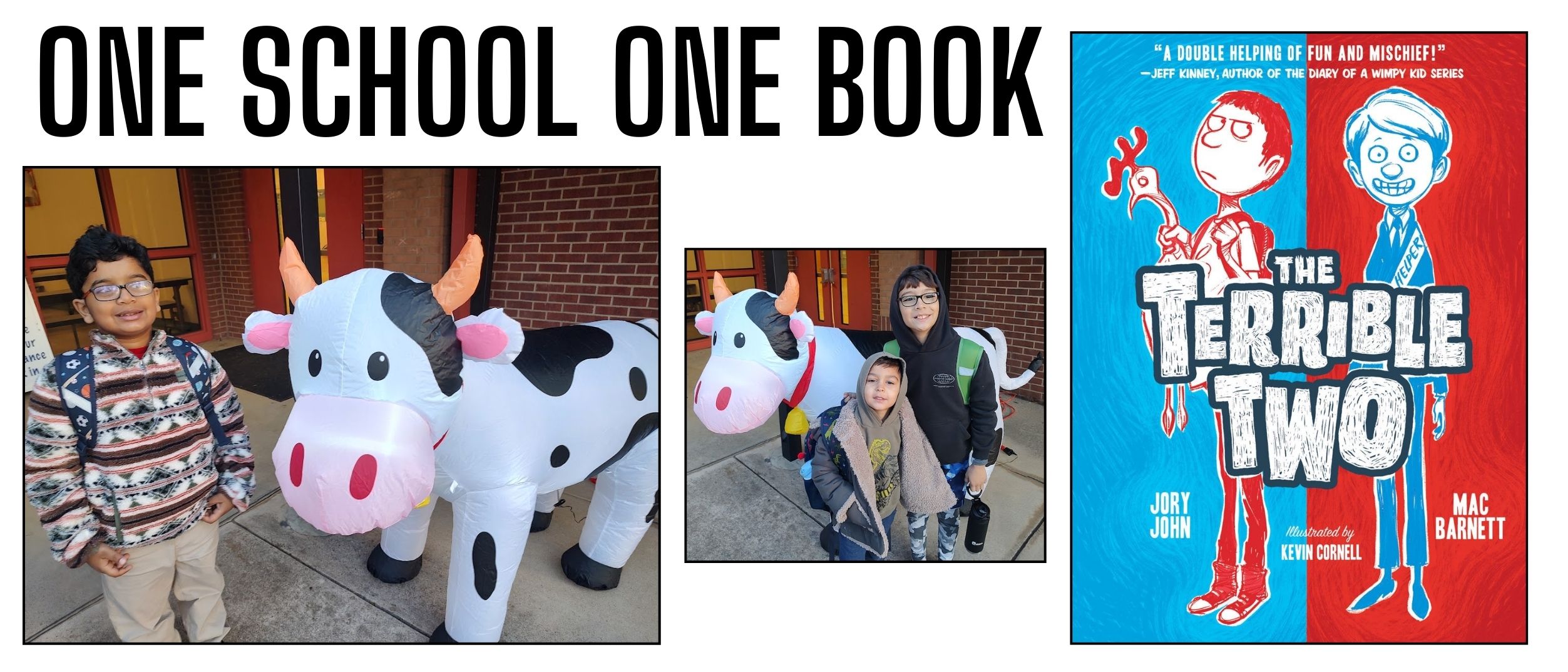 One School One Book - Inflatable Cow