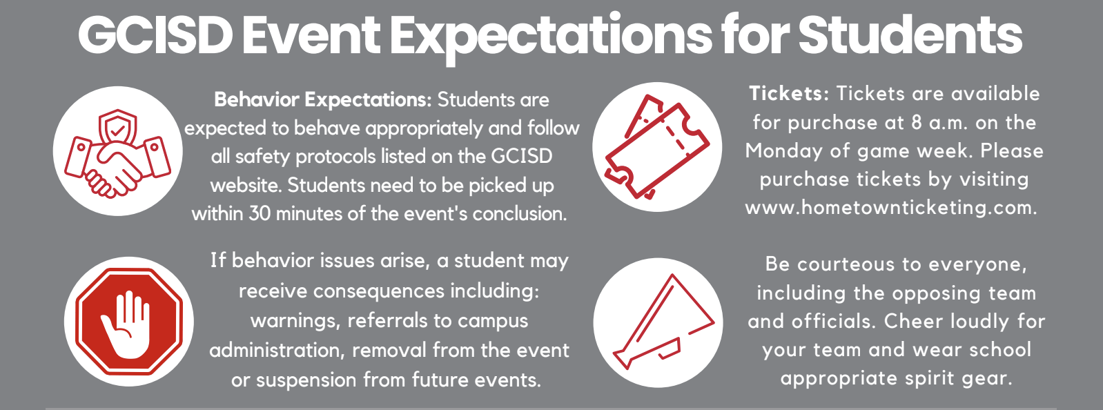 Campus Event Expectations