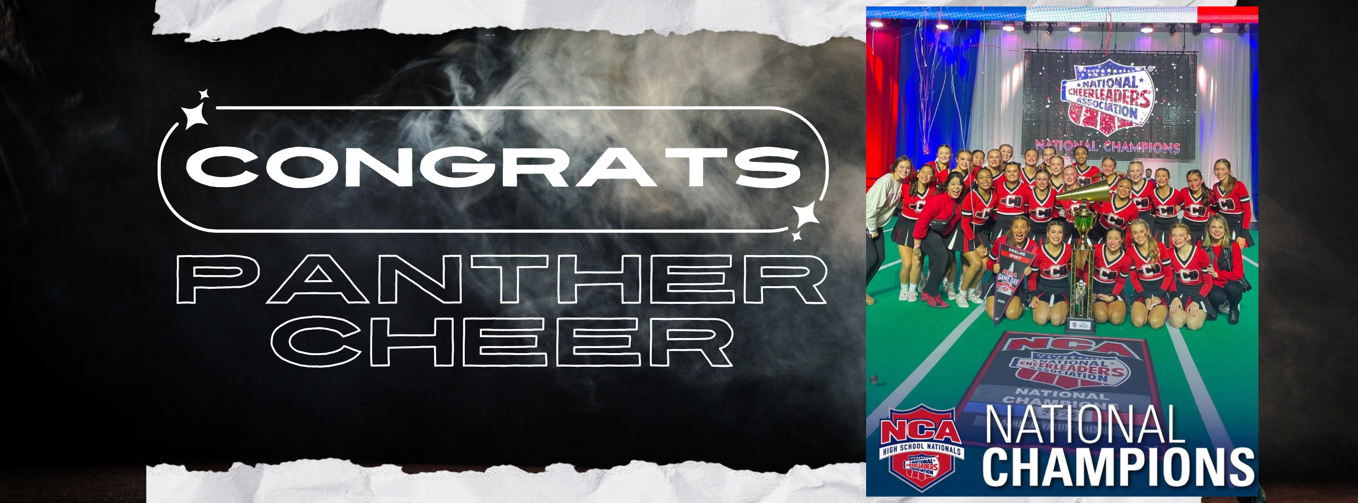 Congratulations Panther Cheer NCA National Champions