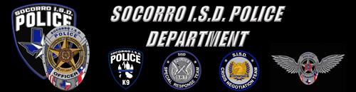 Socorro I.S.D. Police Department banner