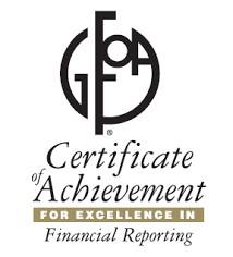 GFOA Certificate of Achievement for Excellence in Financial Reporting