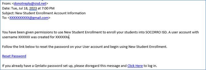 Skyward forgot password sample  email