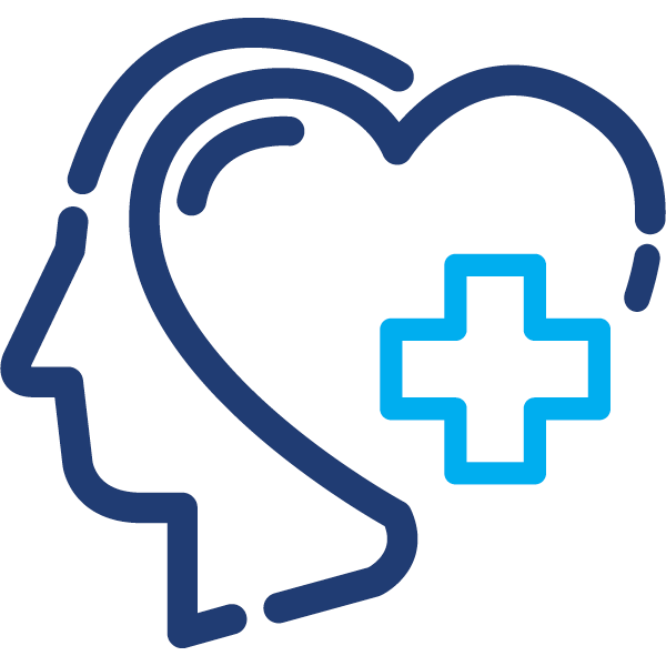 Mind and heart icon