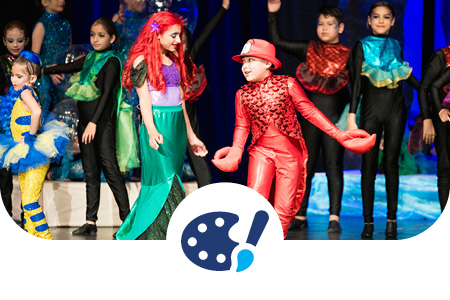 Fine Arts Academy student performance of the little mermaid