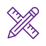 pencil and ruler icon
