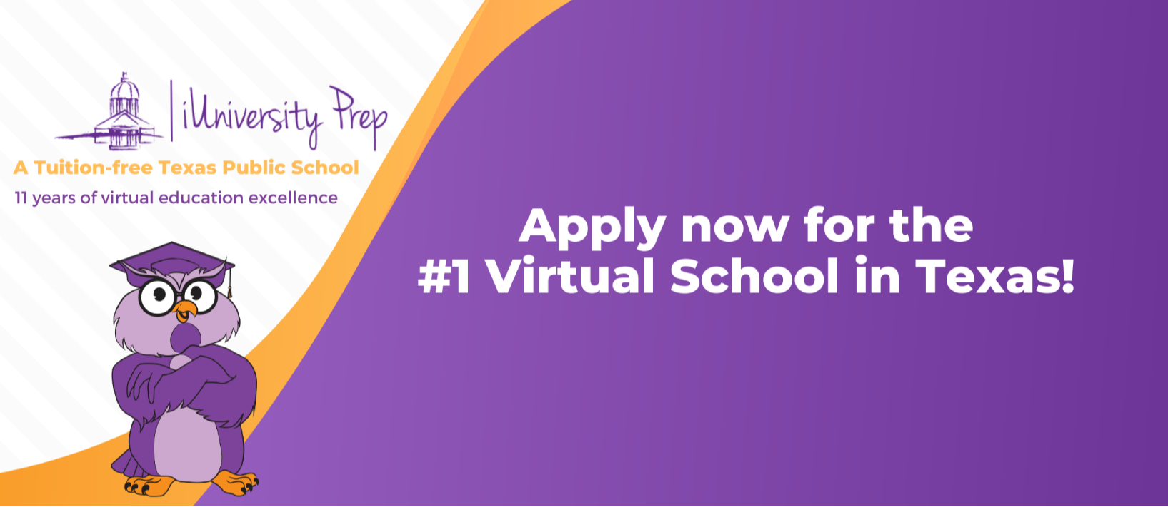Apply now for the #1 virtual school in Texas!
