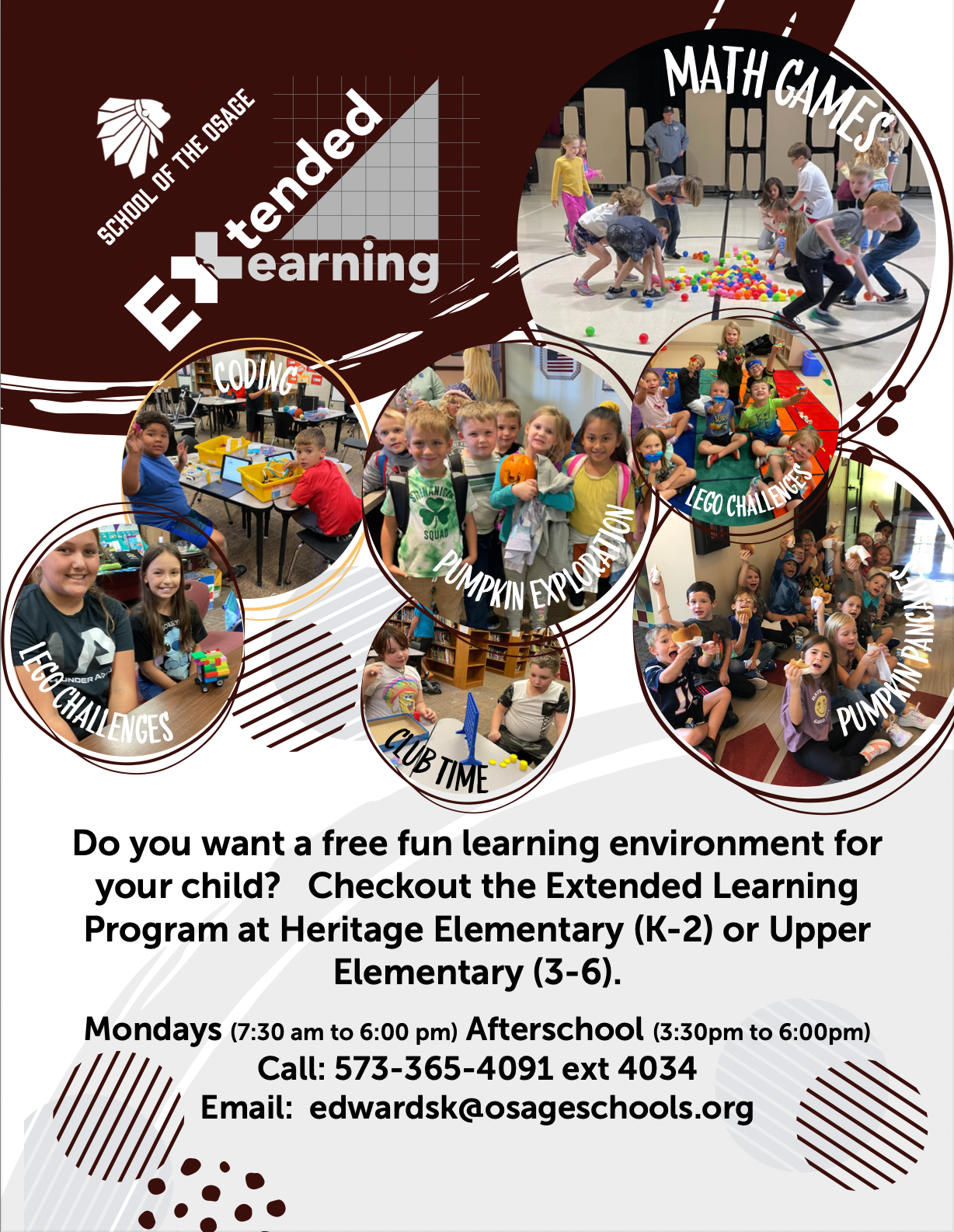 extended learning flyer