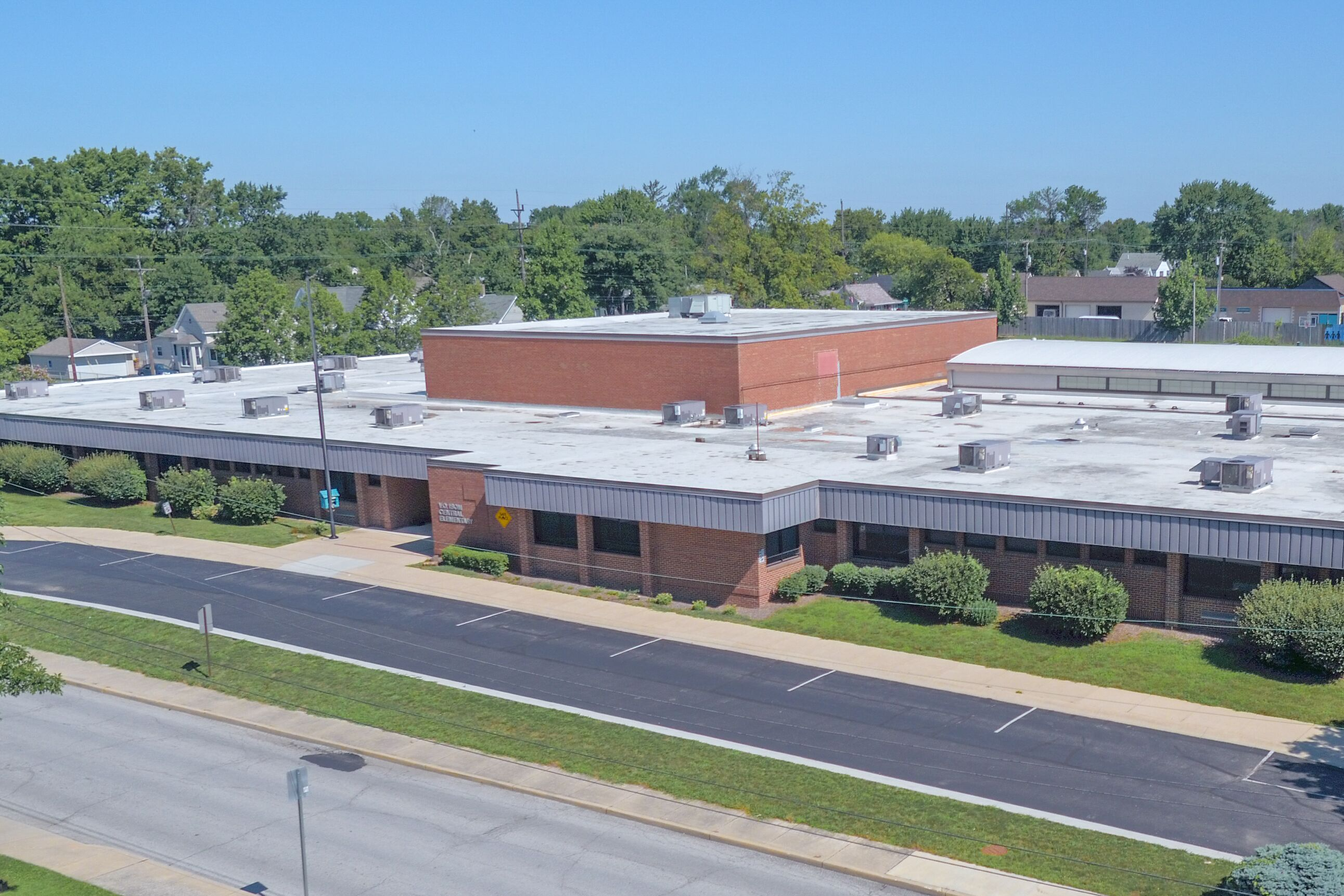 aerial view of Isom Elementary