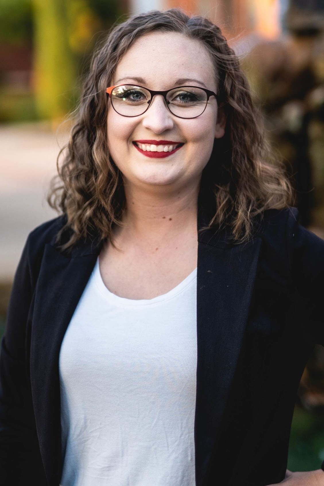 a headshot of a woman