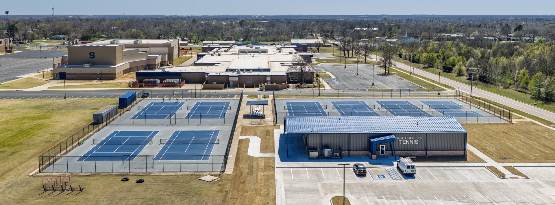 Tennis courts