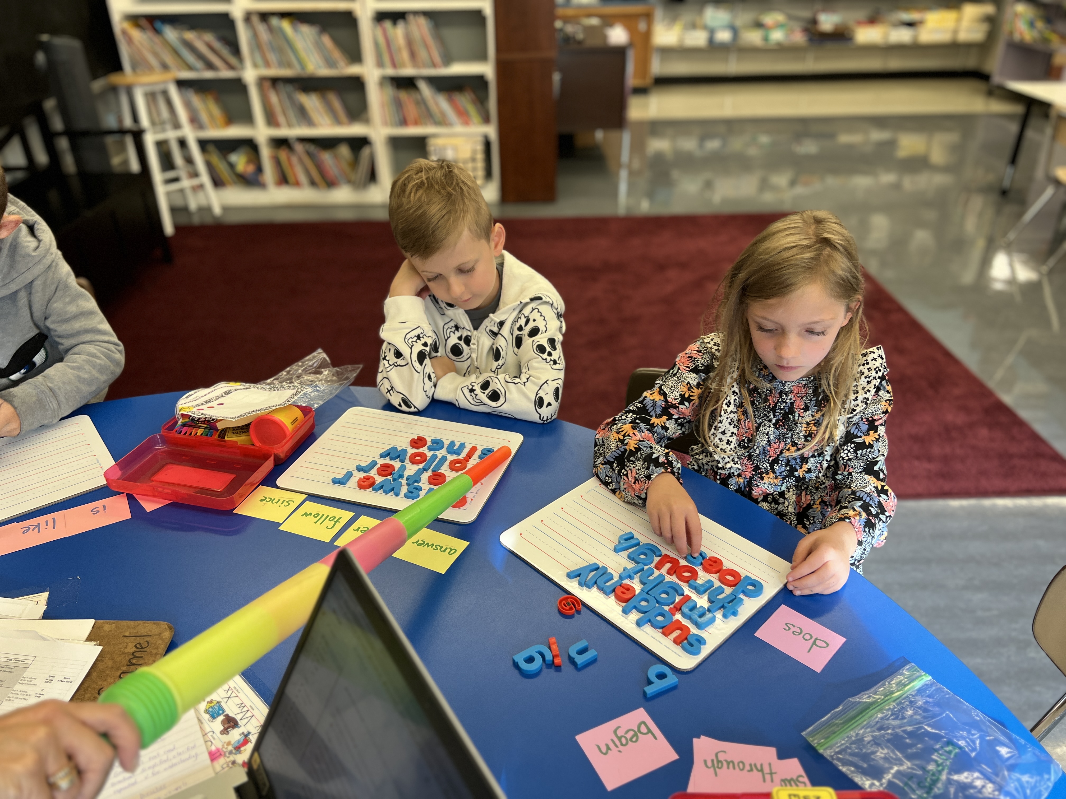 student reading group