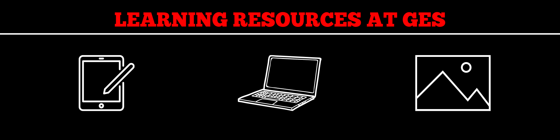 Learning Resources Heading