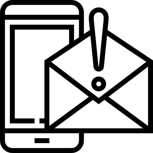 Cell Phone and Email Clipart